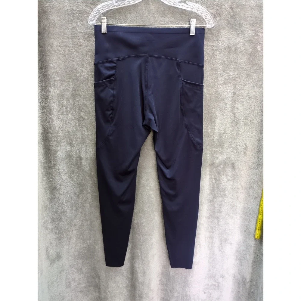 Womens Leggings 2XL Plus Size Navy Curvy Minimalist Activewear READ‎